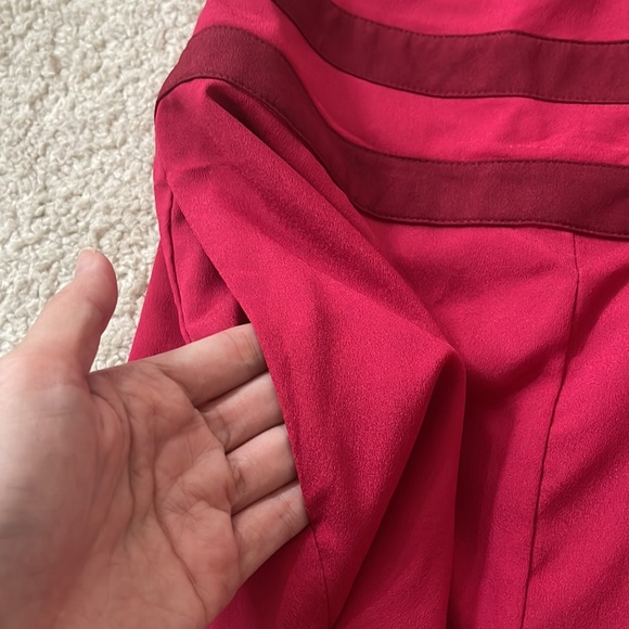 Bebe Ruffle Halter Romper - Red/Pink - 0 - Picture 4 of 5